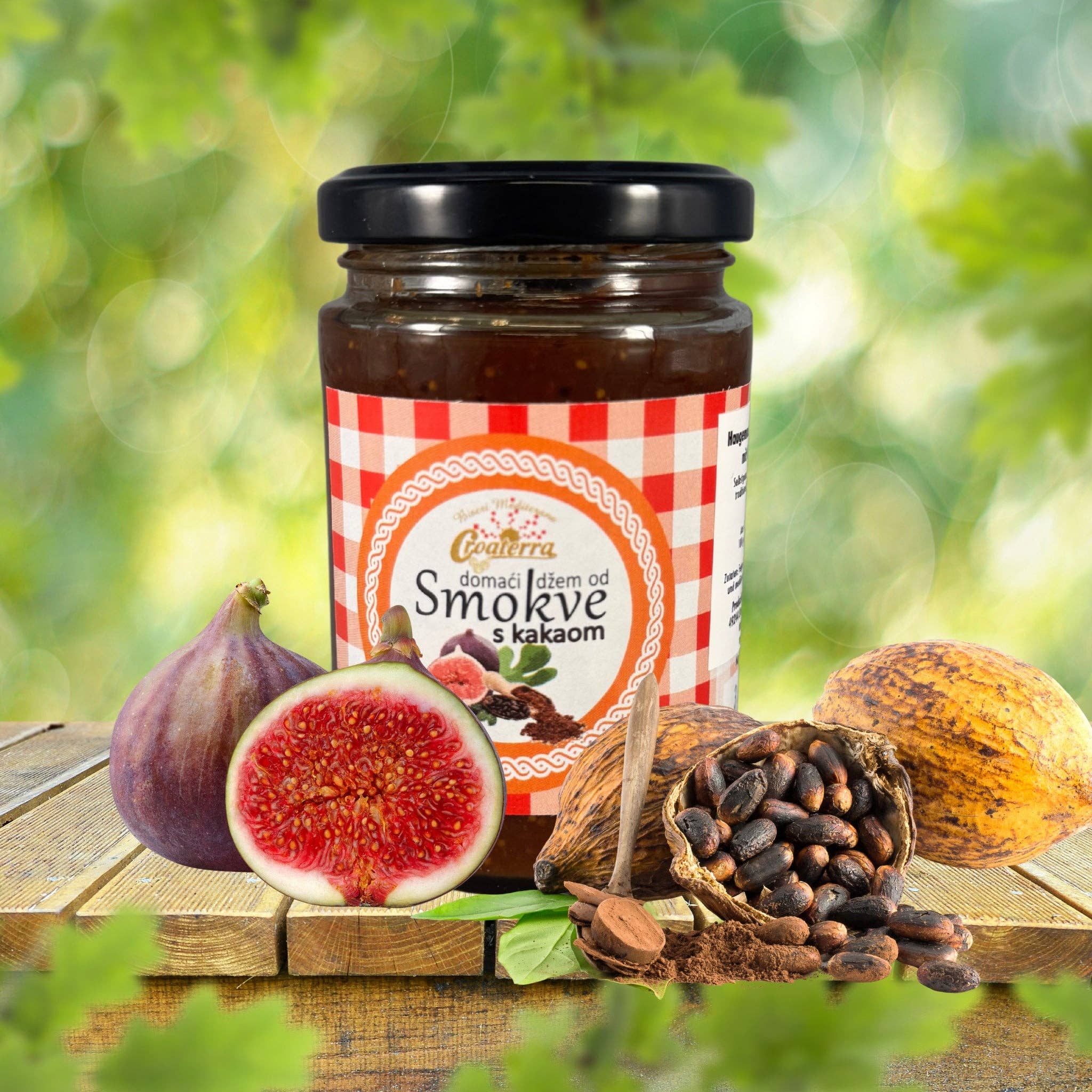 utoppa GmbH - Vendita all'ingrosso Marmellata/Gelatina - Croaterra marmellata di fichi con cacao 230 g1