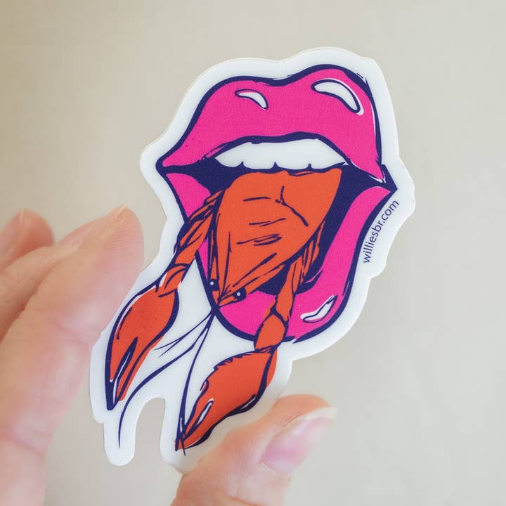 Crawfish Satisfaction • Sticker for wholesale by LA.WE