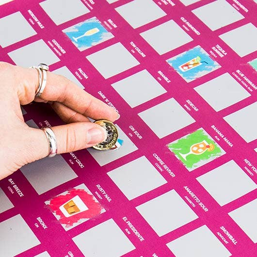 Gift Republic - Wholesale Gag Gift/Novelty Gift - 100 Cocktails Bucket List1