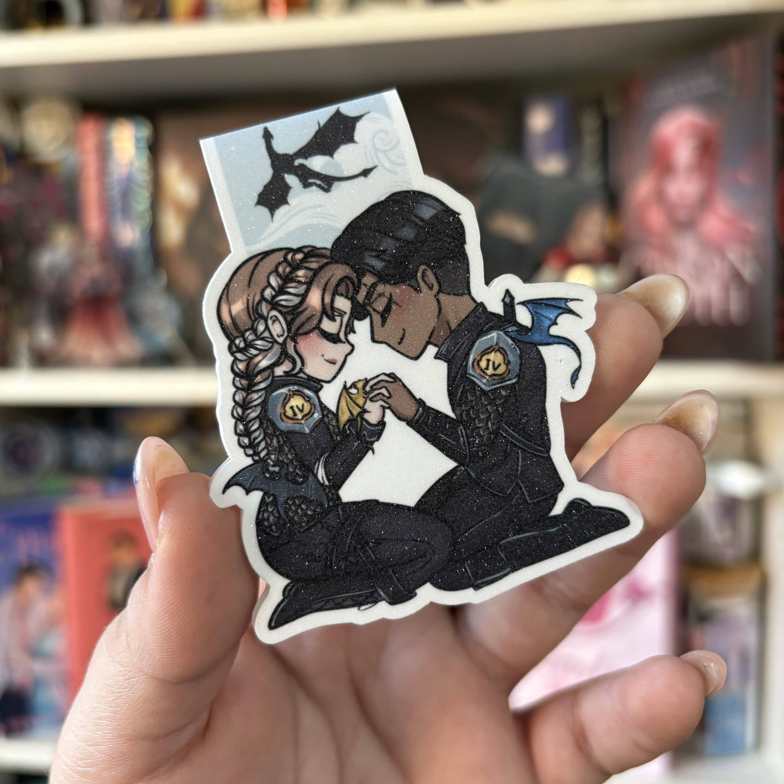 Alsace’s Art - Wholesale Bookmark - Custom Glitter Magnetic Bookmark.