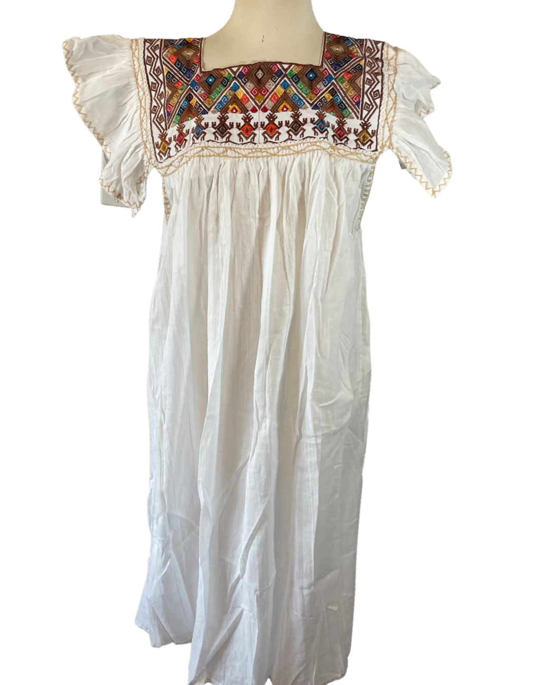 Pink and Silver – Vestido - Mulher por atacado – Vestido de jugo bordado mexicano
 (Várias cores disponíveis)3