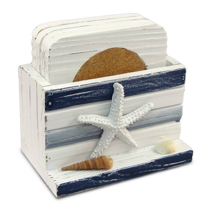 Nautical Decor - Blue Stripes Coasters for wholesale by Cota Global