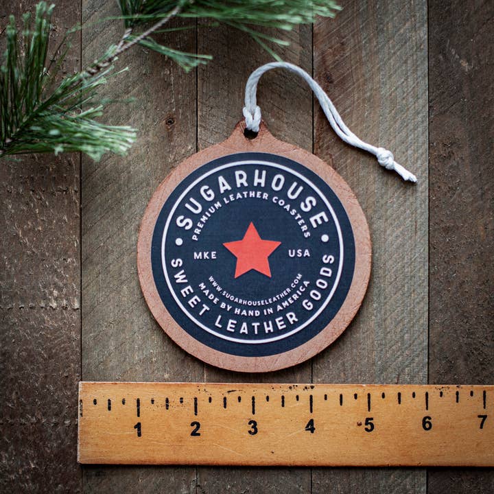 Sugarhouse Leather - Wholesale Ornament - Custom Holiday/Christmas Ornament - SEE DESCRIPTION