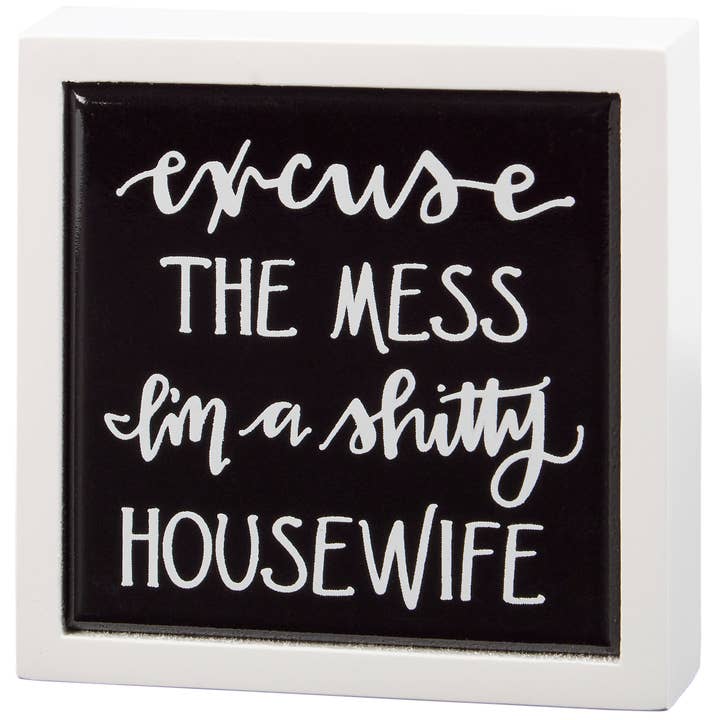 Housewife Box Sign Mini for wholesale by Primitives by Kathy