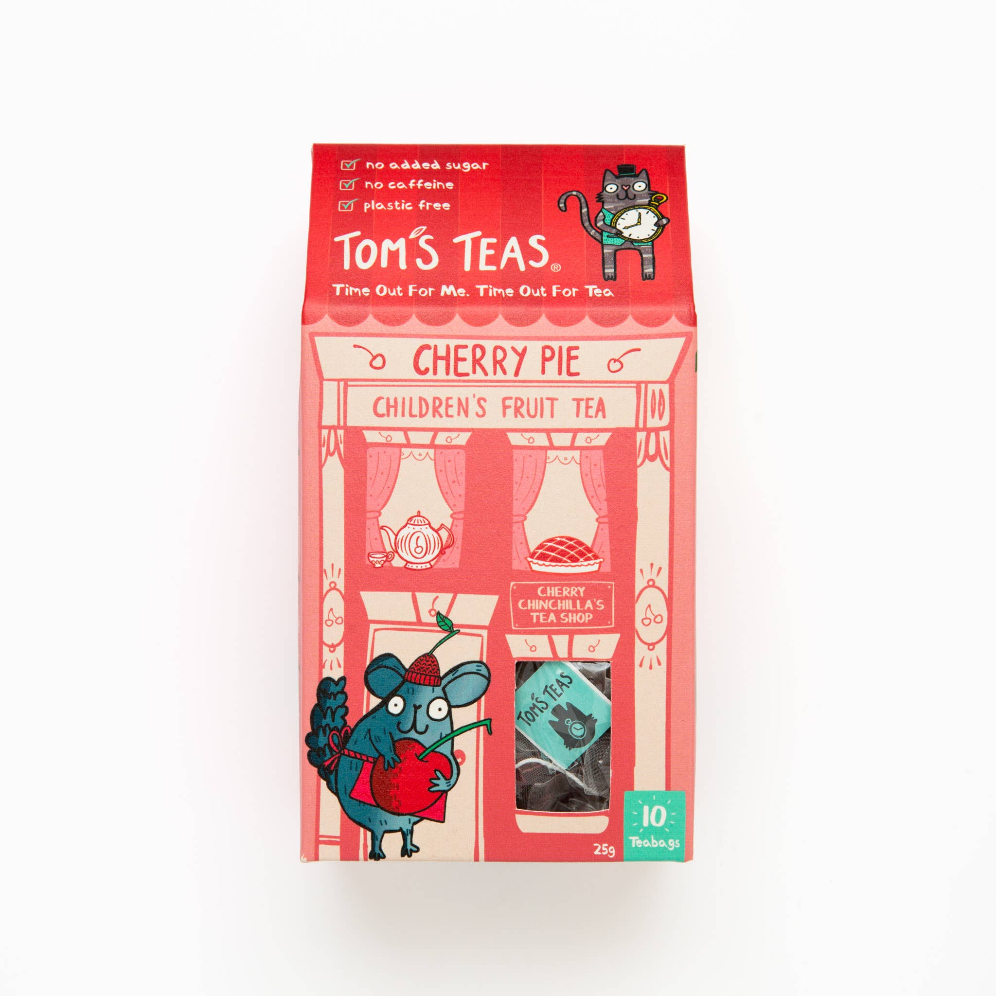 Tom's Teas - Venta al por mayor Tés saludables/desintoxicantes - Cherry Pie - té de frutas para niños1