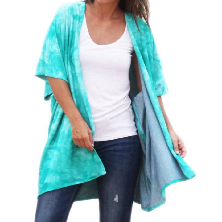 Long Sweater · Batik Green Water for wholesale by BRANDELIA