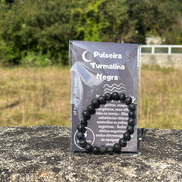 Bracelet en tourmaline noire pour la vente par EMTUACASA