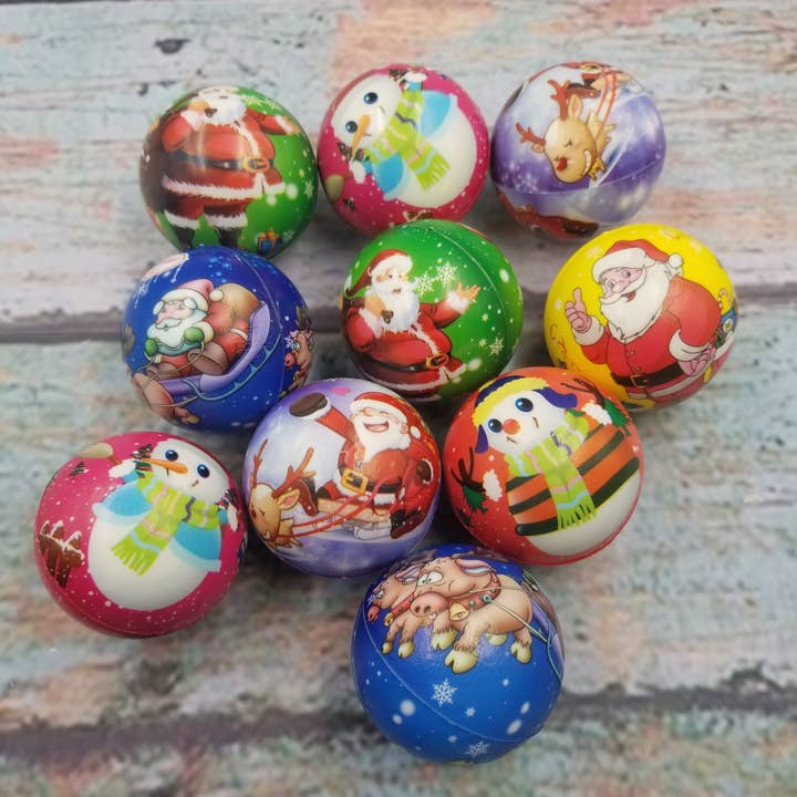 MIAS SHOP - Wholesale Fidget Toy - Kids - 10PCS Christmas Slow Rebound Ball Fidget Toys2