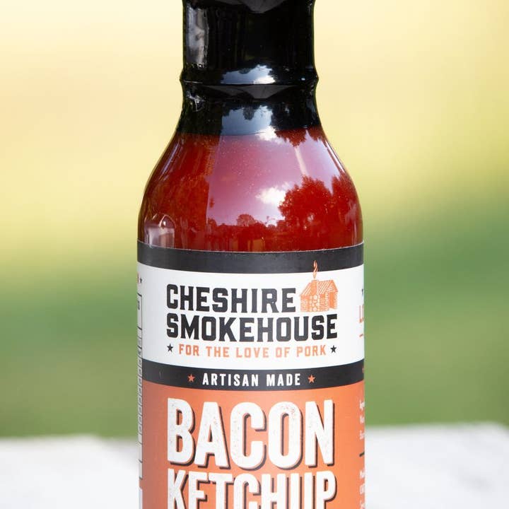 Ketchup de bacon pour la vente par Cheshire Pork