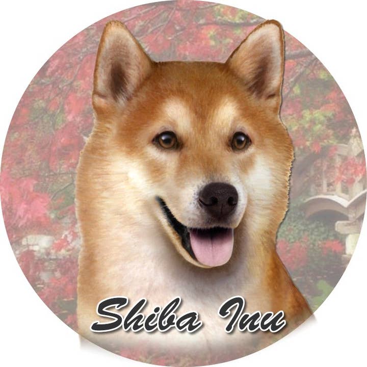 E&S Pets - Wholesale Car Coaster - Unisex - Shiba Inu Car Coaster1