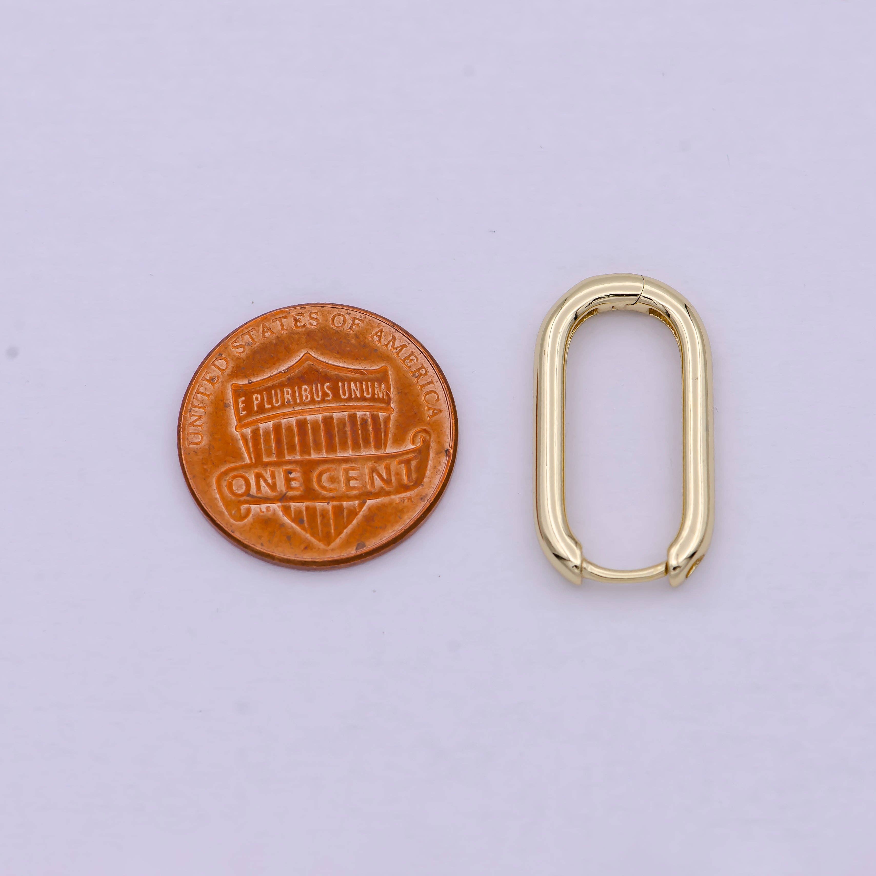 Aim Eternal – wholesale Huggieörhängen – 14 K guld fylld U-formade Hoops Huggie örhängen med spaken Ba3