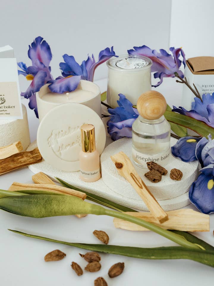 Handmade Ceramic Jar Candle • Josephine Baker for wholesale by Flicker & Flora