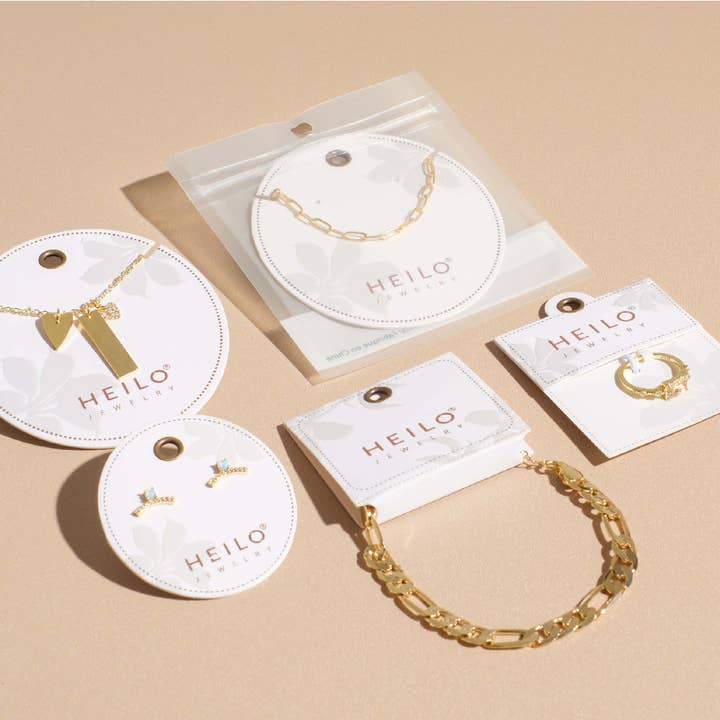 Heilo Jewelry - Venta al por mayor Collares con colgantes/abalorios - Collar Elena | Topacio azul