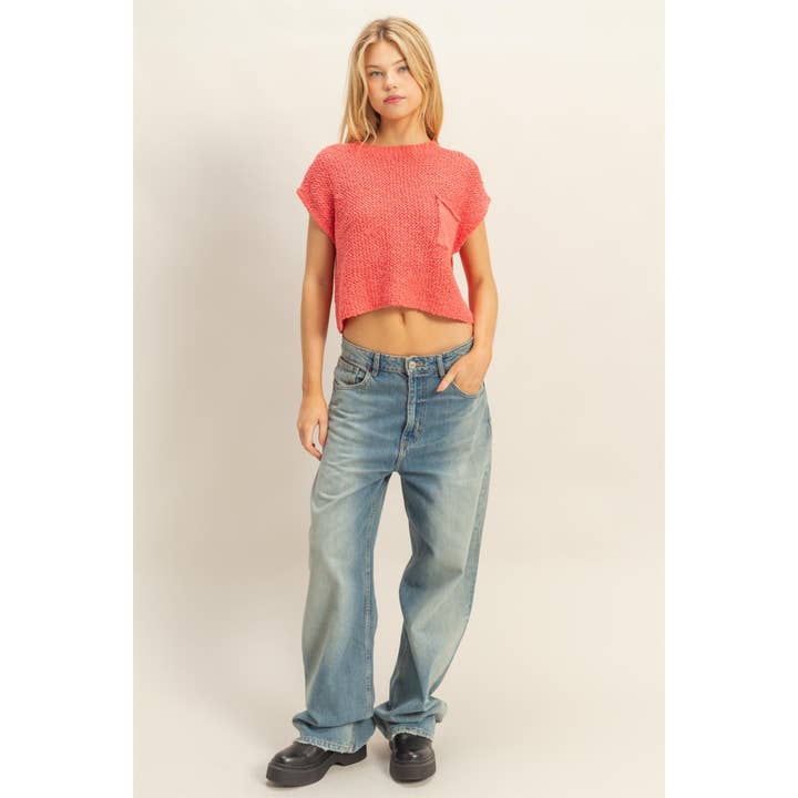 HYFVE - Wholesale Knit Sweater - Women's - Pocket Detail Sweater Top8