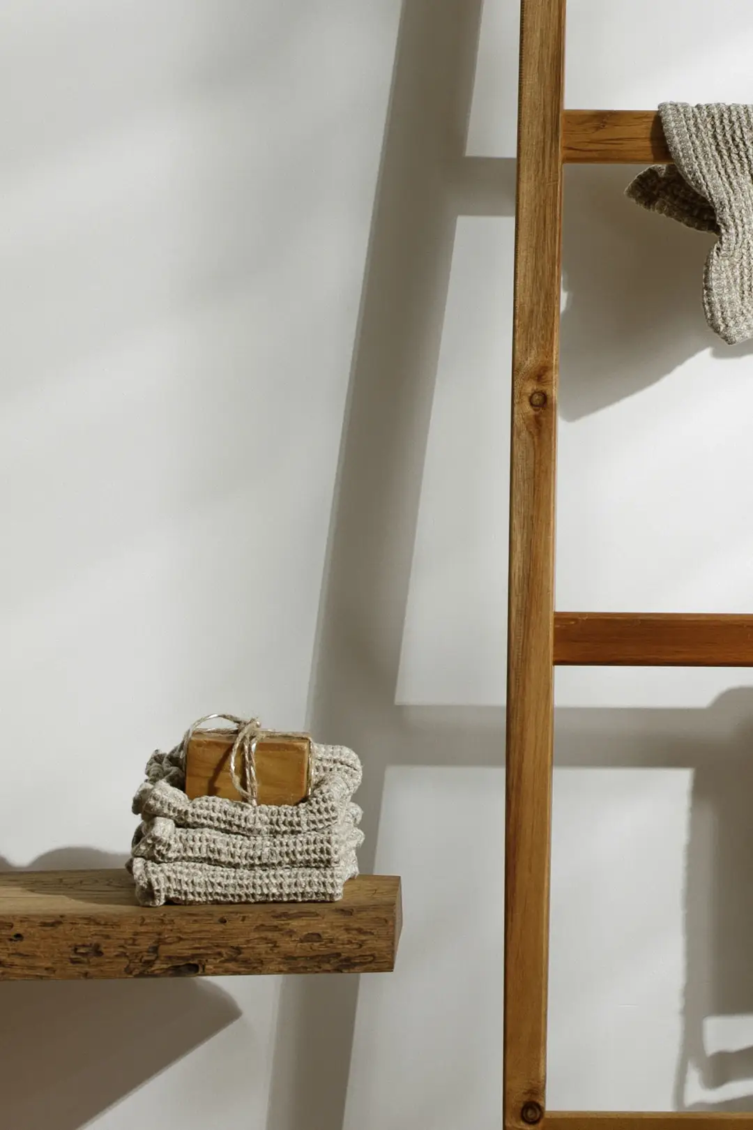 dodesign - Wholesale Bath Towel - Linen waffle bathroom towel / Mini wipe1