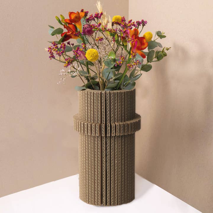tout simplement - Wholesale Vase - Folding cardboard vase - cylinder