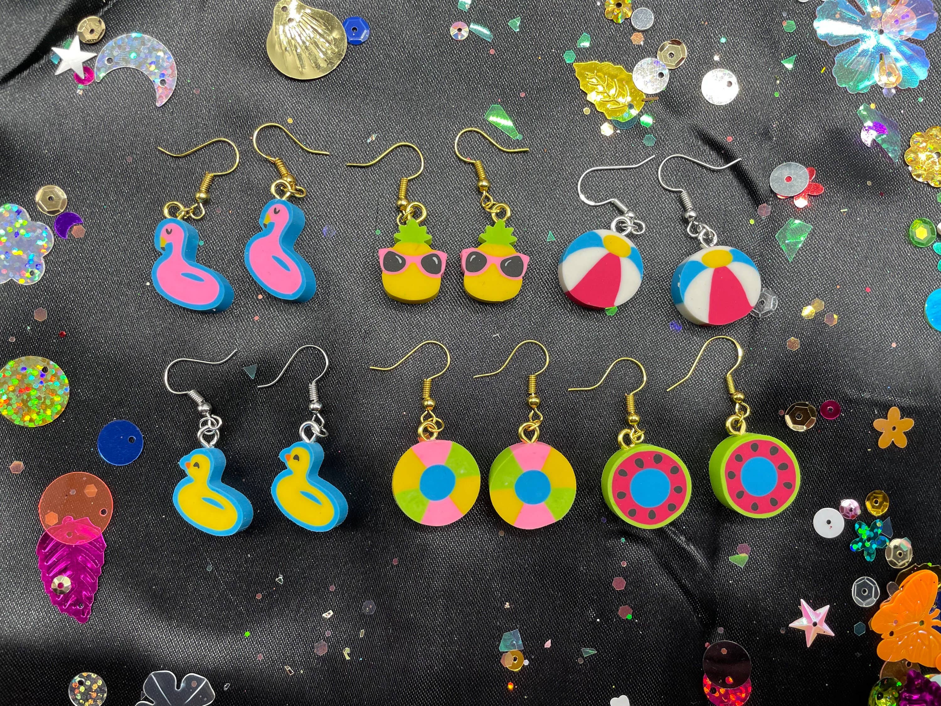 R59Creates - Wholesale Dangle Earrings - Mini Watermelon Tube Float Earrings!2