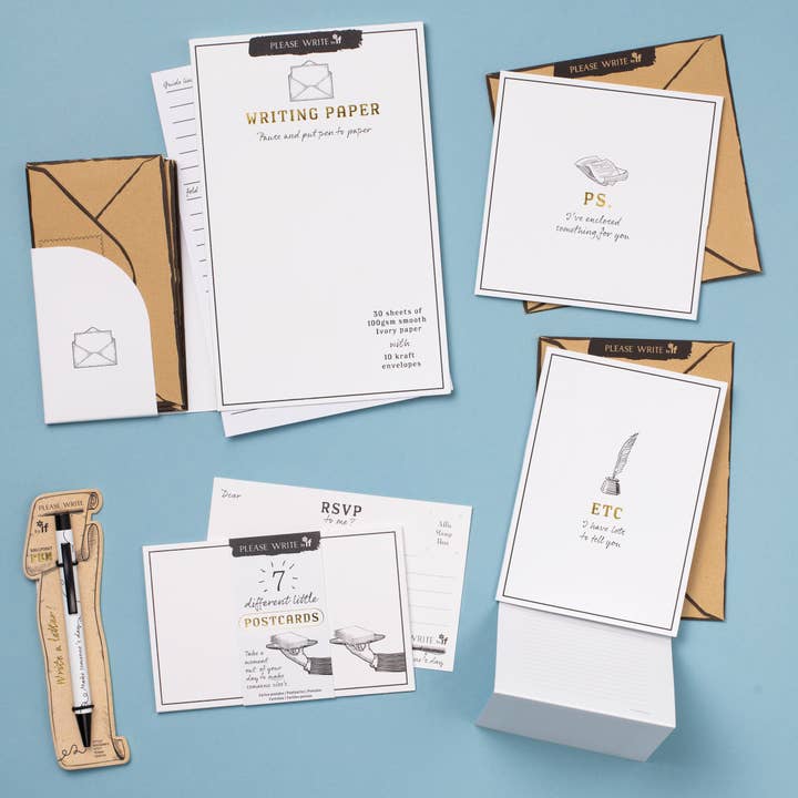 if USA - Wholesale Stationery/Notecard Set - Please Write Starter Pack1
