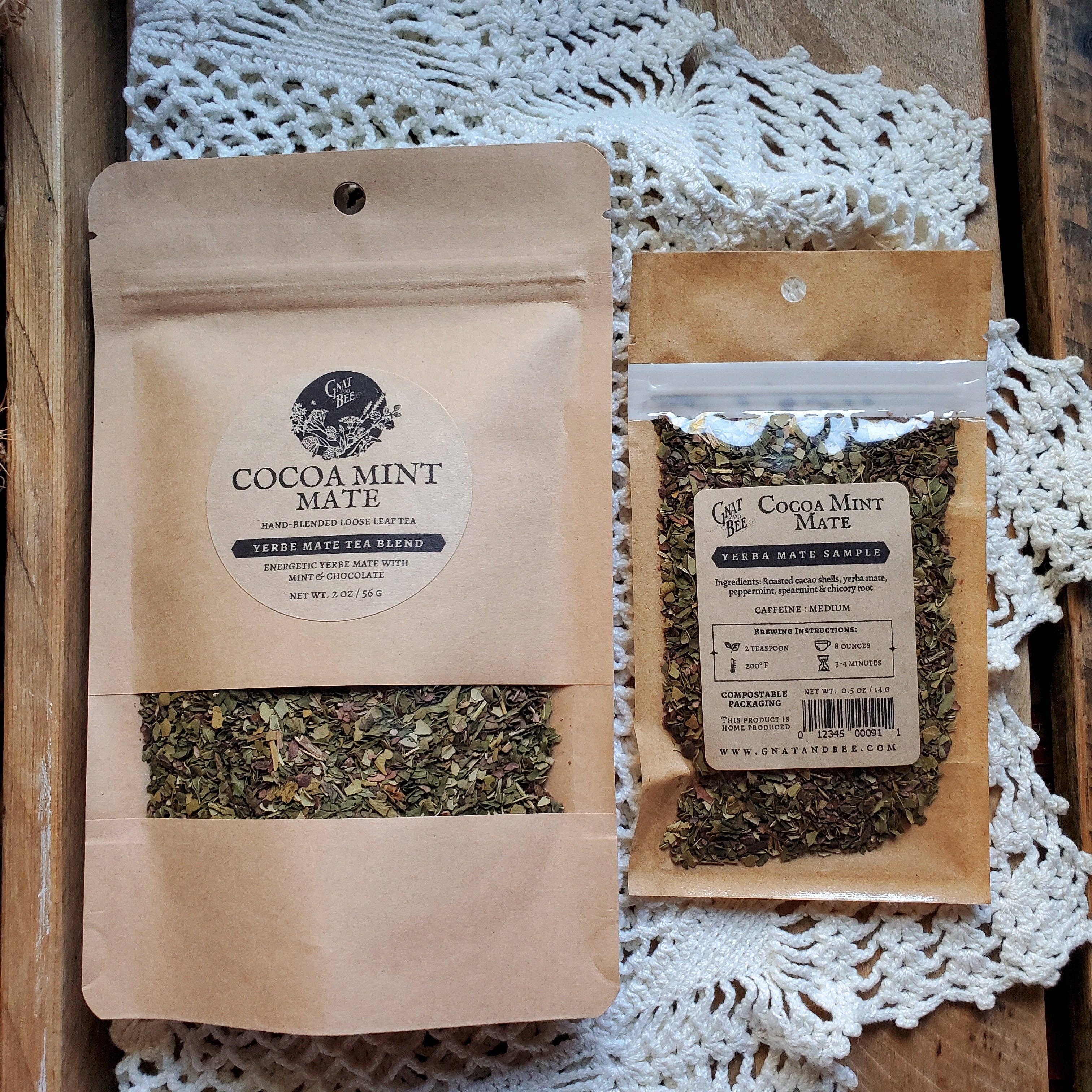 Gnat and Bee - Vente Thé en vrac - Mate de cacao et menthe | Mélange de thé Yerba Mate1