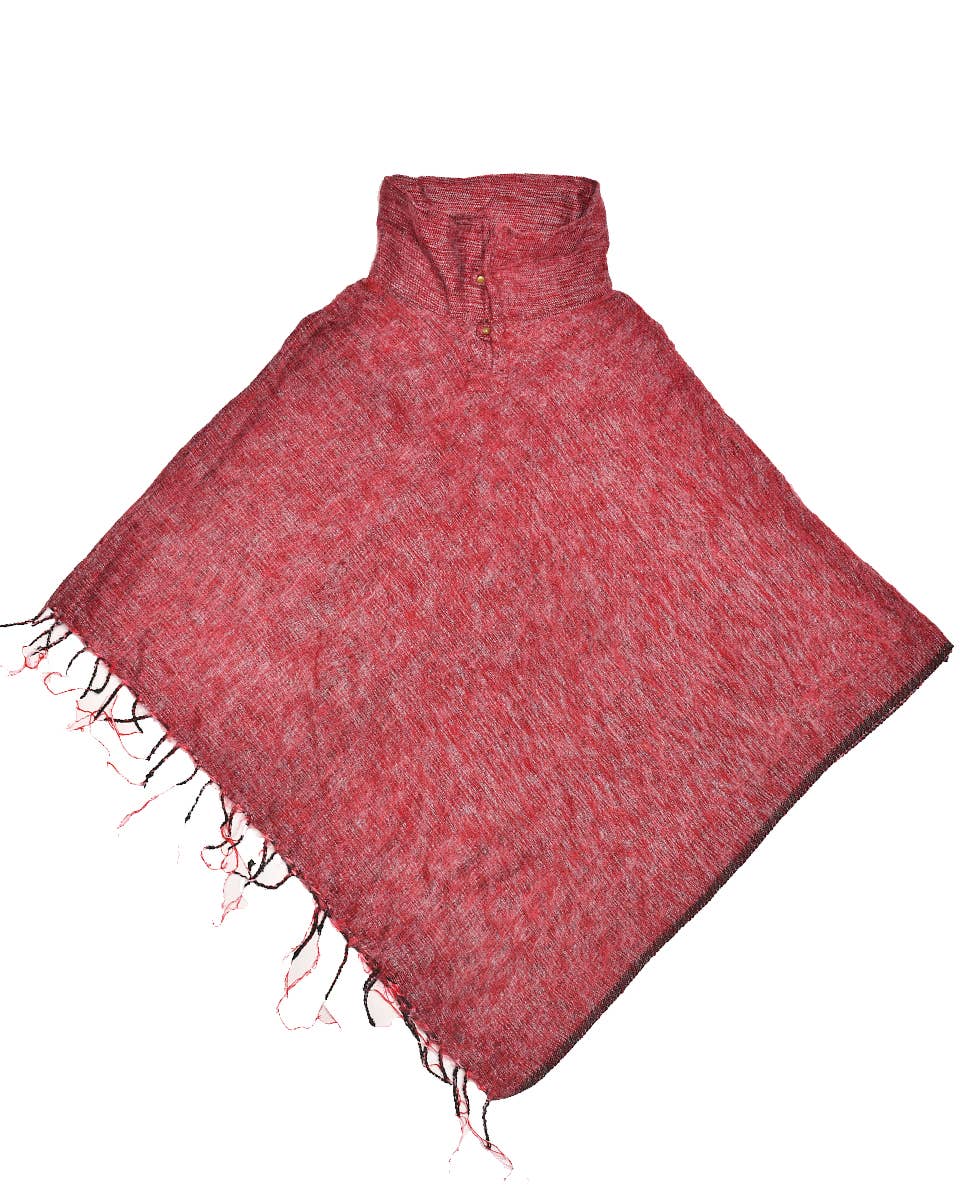 Zig Zag Asian Collection - Wholesale Poncho - Women's - Brushed Woven Poncho 42