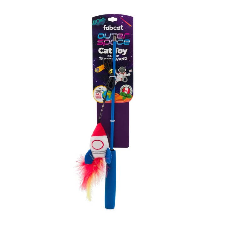 fabdog Outer Space Teaser Cat Toy fabdog Outer Space Teaser Cat Toy
