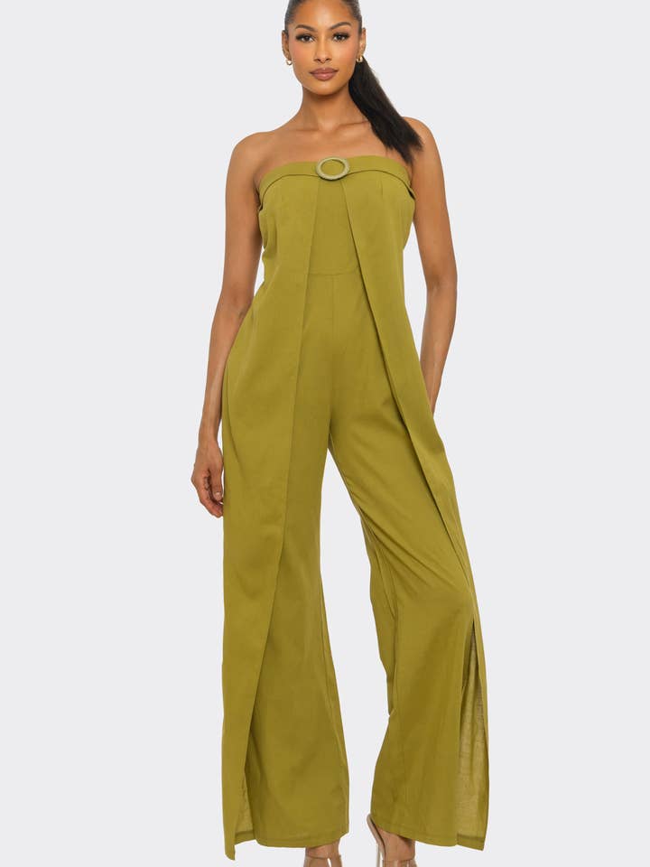 HCCJ33317 & CIRCULAR RING JUMPSUIT for wholesale by BANJUL