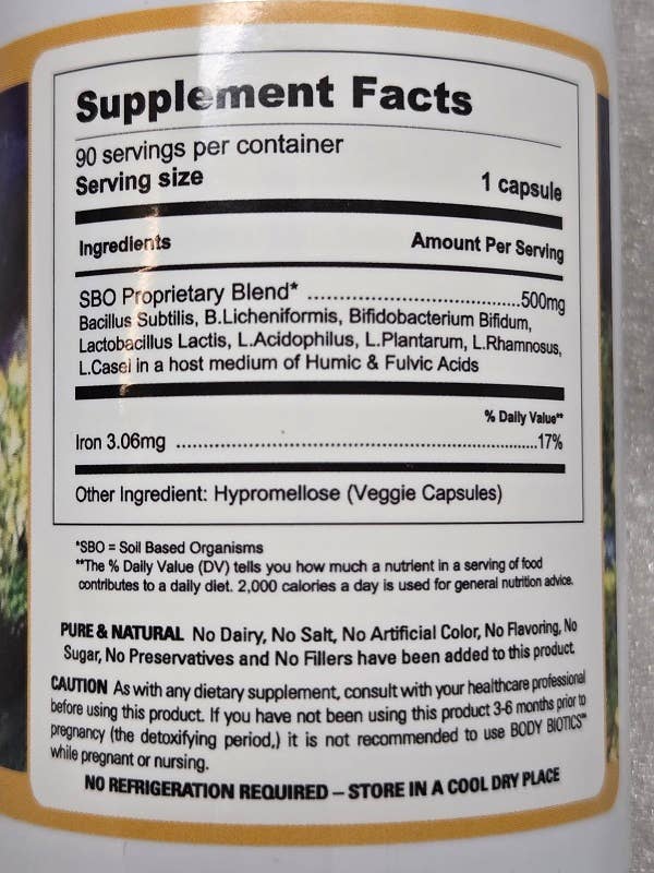 BODY BIOTICS INTL - Vendita all'ingrosso Vitamine/integratori orali - Miscela Super Probiotica2