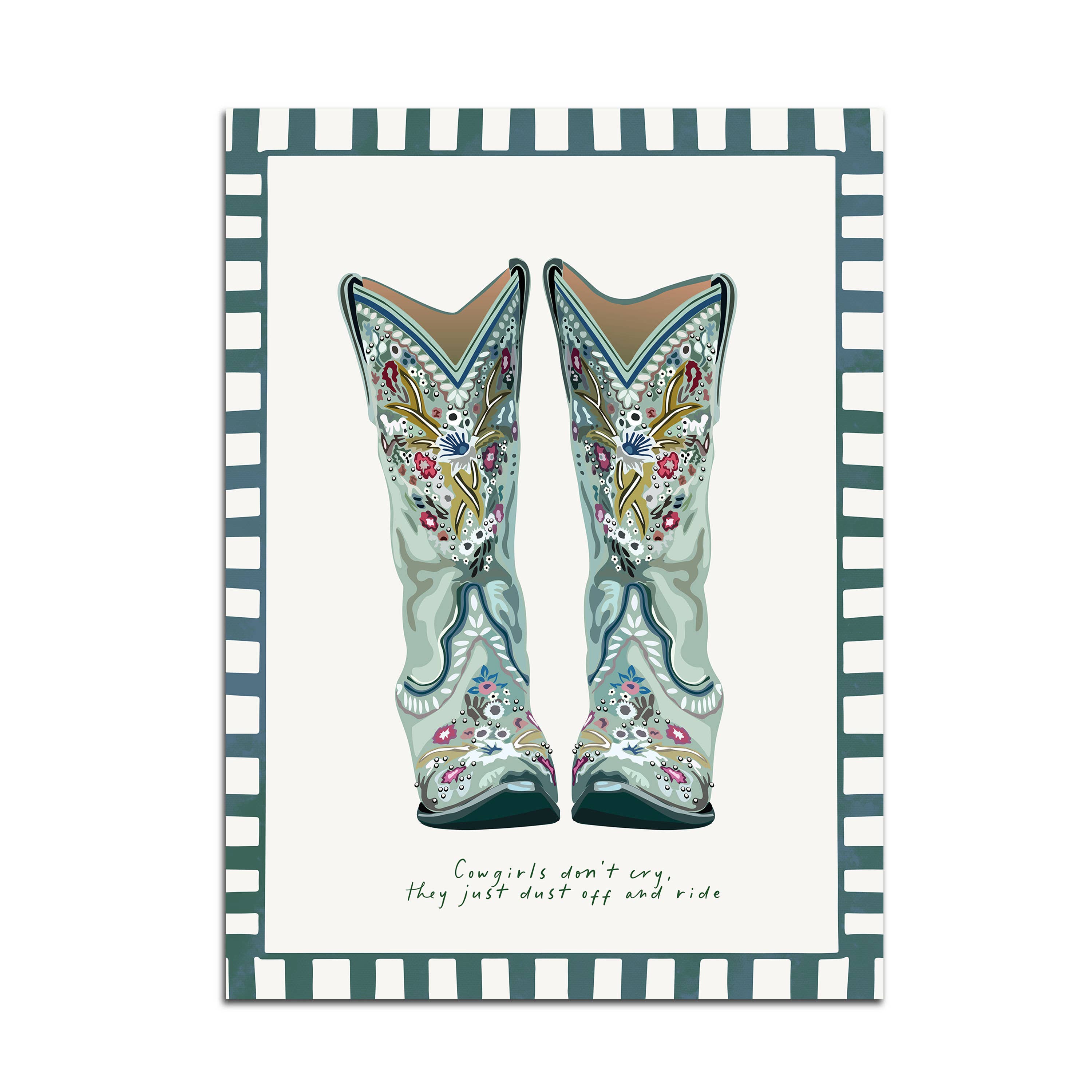 Seven Icons Store – wholesale Konsttryck – Cowgirls don't cry - Western konsttryck6