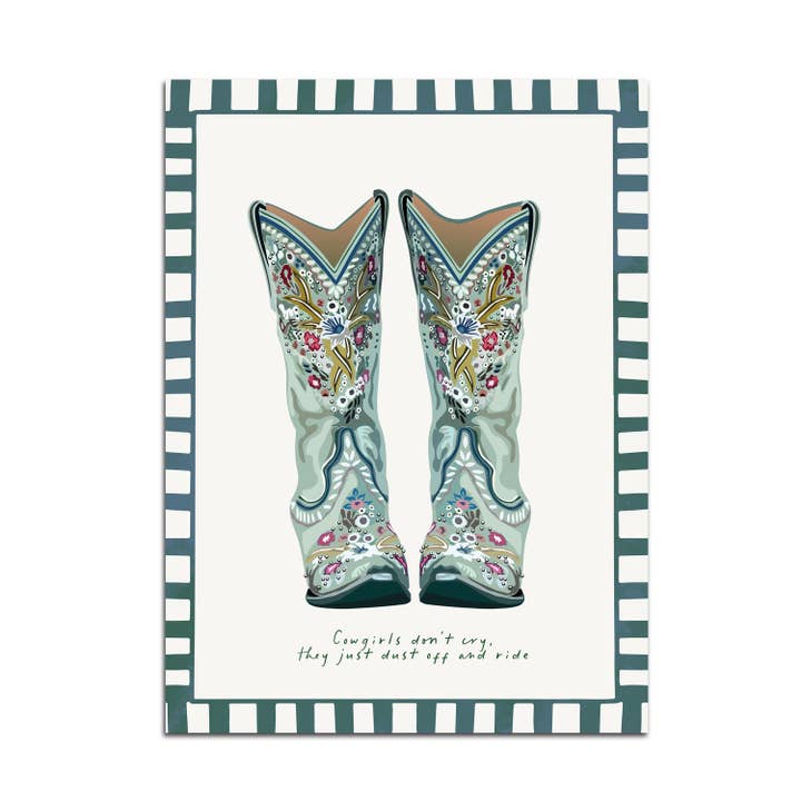 Seven Icons Store - Wholesale Art Print - Cowgirls dont cry, Western Art Print6