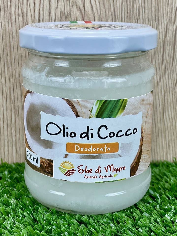 Deodorized Coconut Oil, 200ml for wholesale by Erbe di Mauro