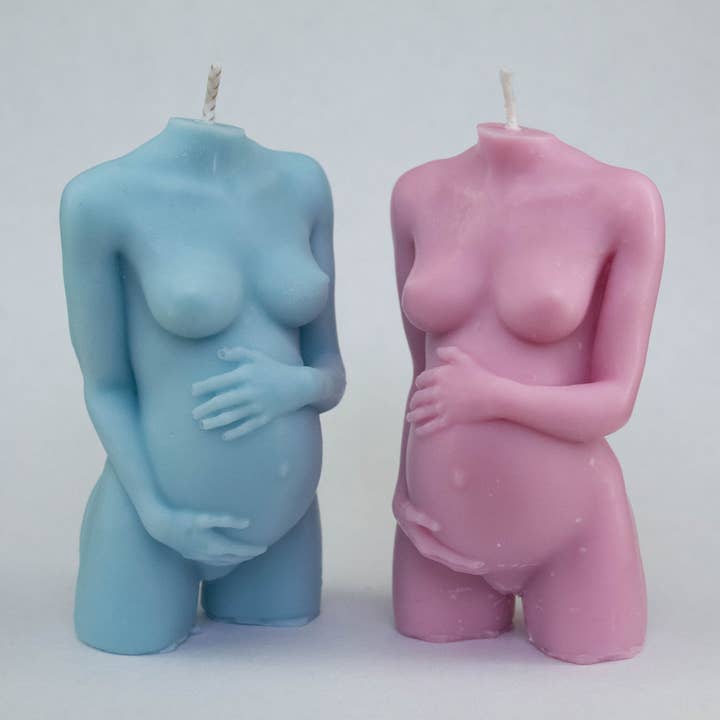 Nackt Candles - Venta al por mayor Velas de diseño llamativo - Vela de torso embarazada