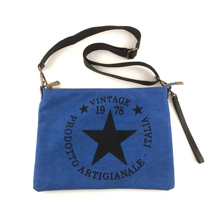 MILANO AMOUR - Wholesale Pouch - Women's - POUCH BAG MIGUEL CANVAS STAR VINTAGE1