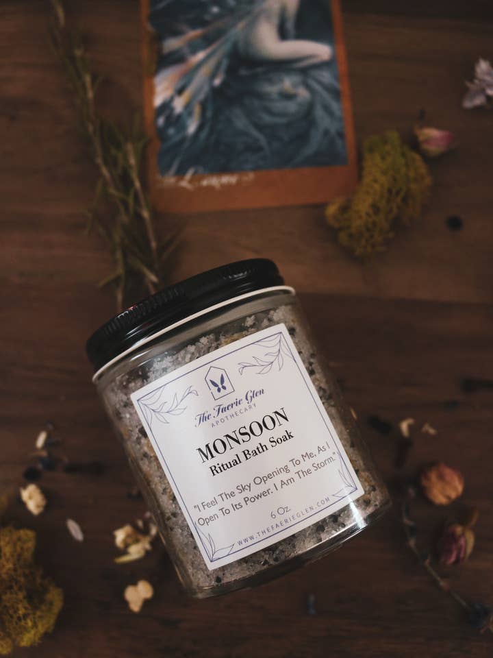 Monsoon Ritual Bath Soak for wholesale by The Faerie Glen
