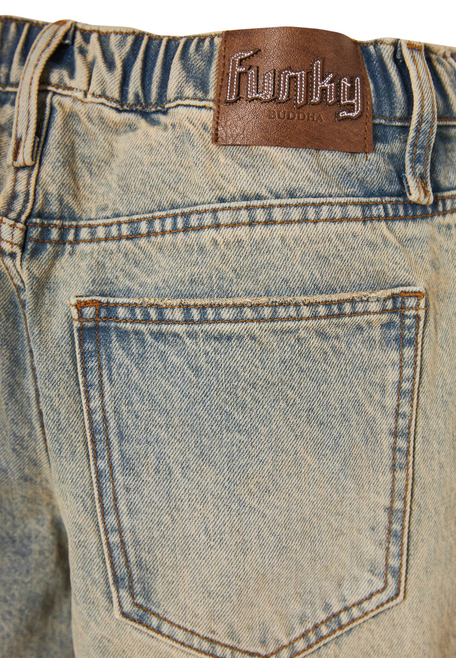 LT BLÅ Damjeans med vida ben [FBL012-176-02] för wholesale på Faire4