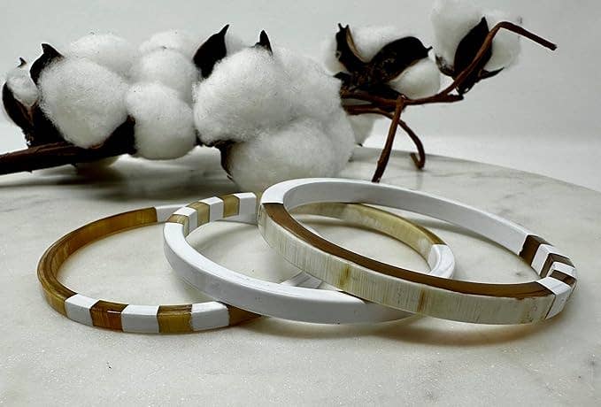 Maison Yvelise - Wholesale Bangle Bracelet - Buffalo horn bangles - Vietnam bracelets2