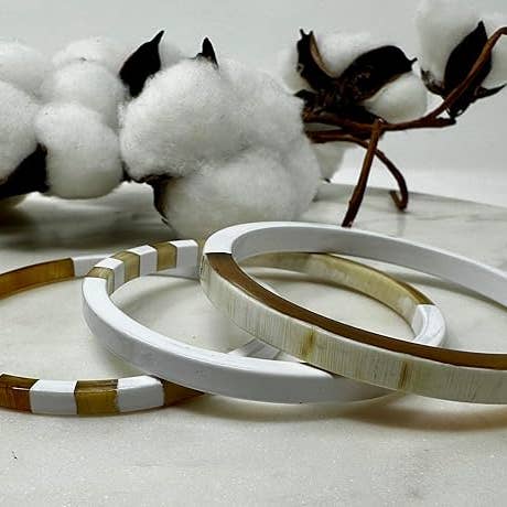 Maison Yvelise - Wholesale Bangle Bracelet - Buffalo horn bangles - Vietnam bracelets2