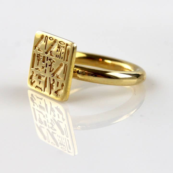 BoneNE, LLC – wholesale Band/stacked ring – Ring of Priest Sienamun - Brass (assorted)3