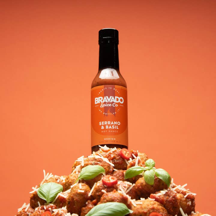 Bravado Spice Co. - Wholesale Hot Sauce - Serrano & Basil Hot Sauce (12-Pack)1