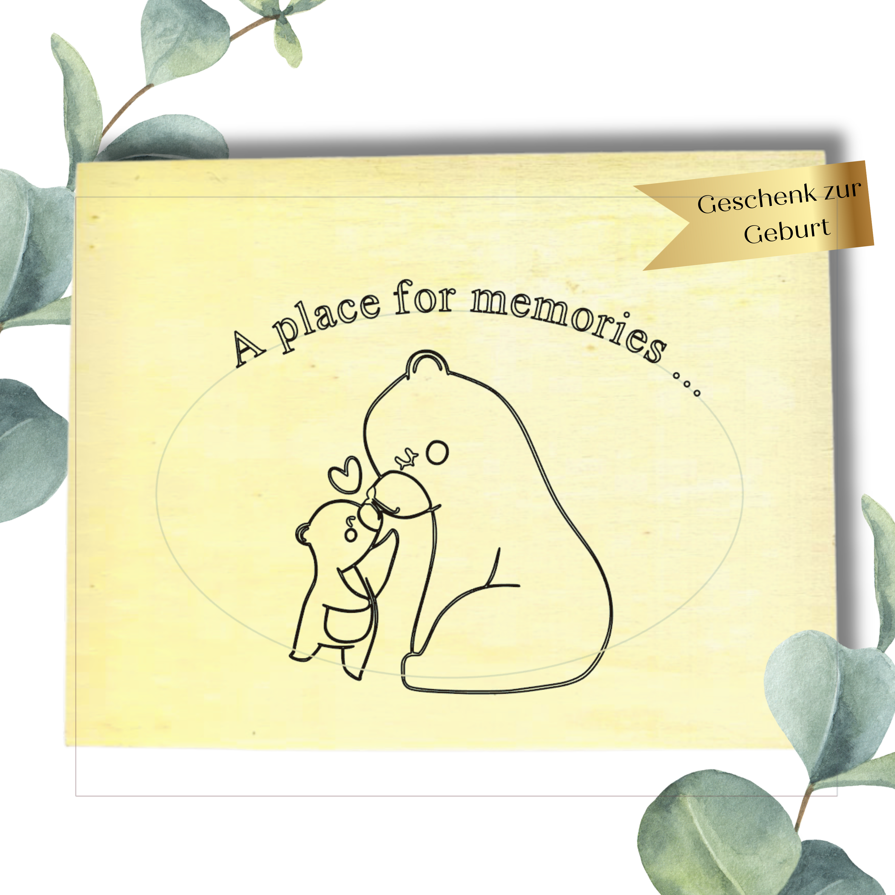 Zarto GmbH - Vendita all'ingrosso Scatola dei ricordi - Bambini e neonati - Scatola dei ricordi per bambini – Regalo per la nascita1