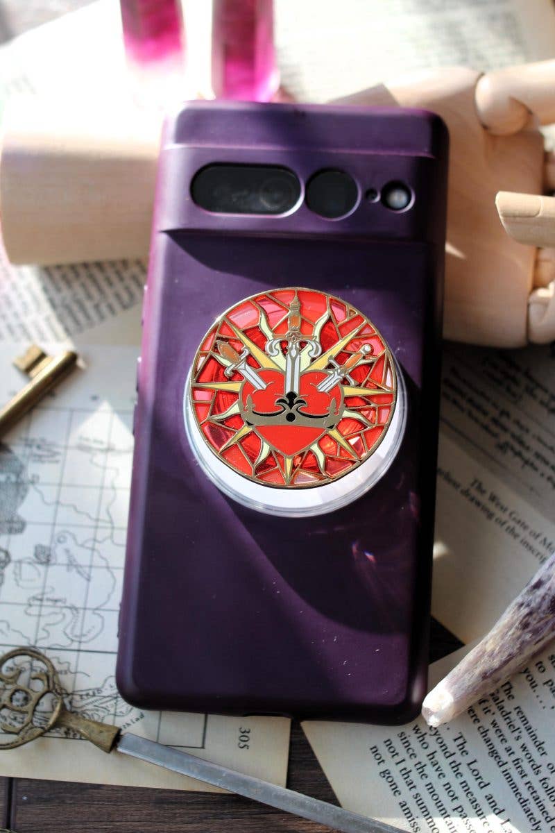 Geek and Artsy - Wholesale Phone Grip - Romantasy magnetic Kindle Grip, bookish magnetic phone grip, interchangeable ereader holder3