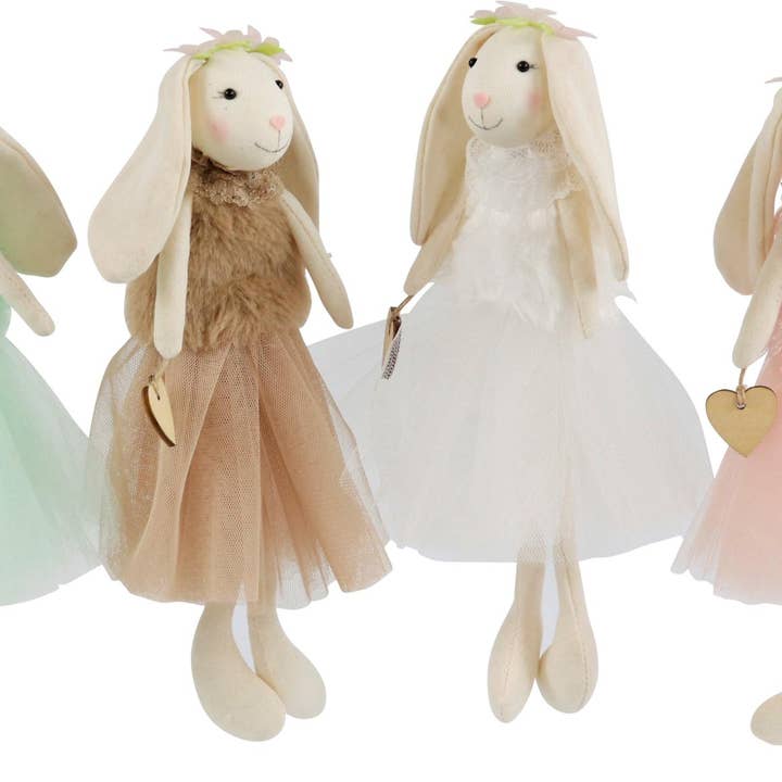 BUNNY GIRL "JOLLY" 4-DELIGE SET (7045) voor wholesale door HOFF-INTERIEUR