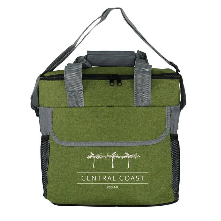 Mercantile 12 - Wholesale Cooler/Cooler Bag - Custom VISTA Heathered Insulated Picnic Pocket Cooler3