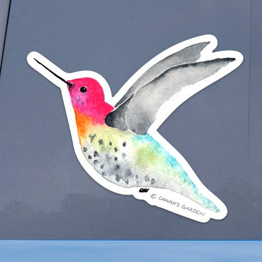 Adhesivo, pegatina para parachoques con forma de colibrí, para jardín para venta al por mayor de Chavah's Garden – Chavah's Garden