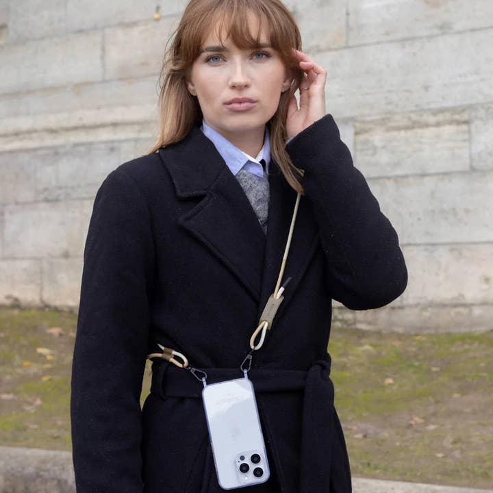 CHARLOT · Paris - Wholesale Bag Strap - Women's - Noga Leather Sand3