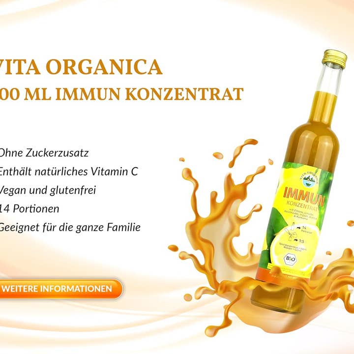 JAMU GmbH – Großhandel Wellness-Saft/Tonikum – Bio Ingwer Kurkuma Konzentrat 500 ml
