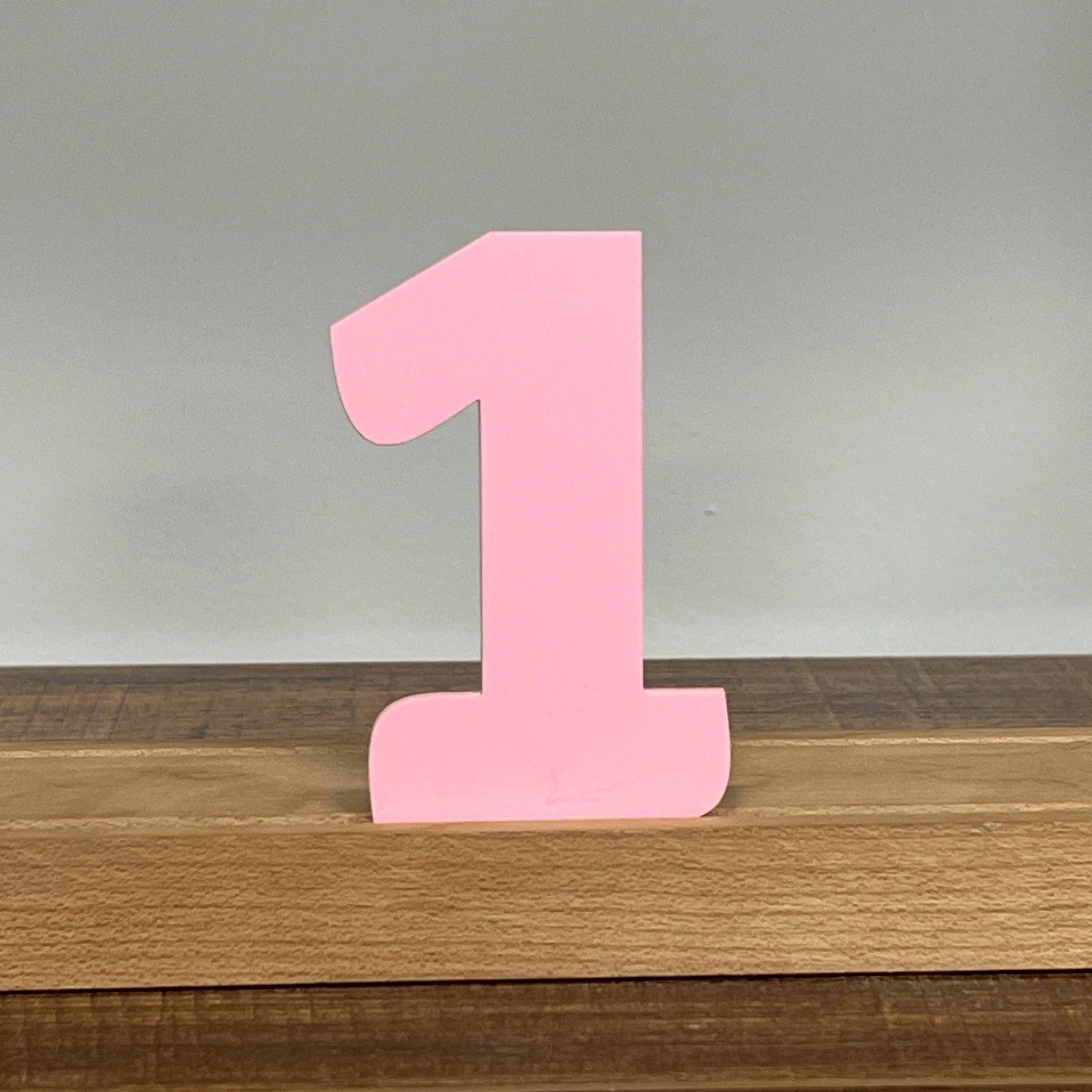 Artifacture - Wholesale Sign - Kryliq Individual Letters: 3" Craftsman Style- Matte Pastel Pink29