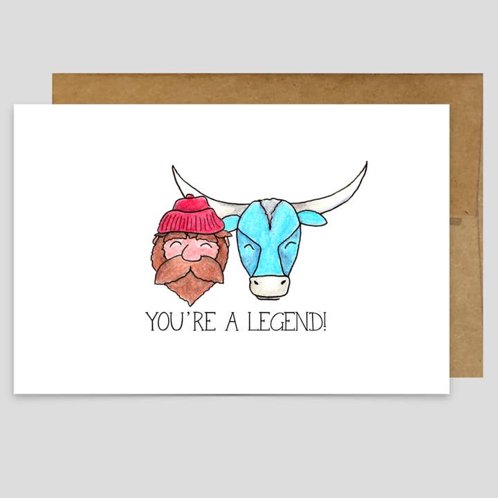 You're a Legend - Wenskaart voor wholesale door Kevin & Kaia