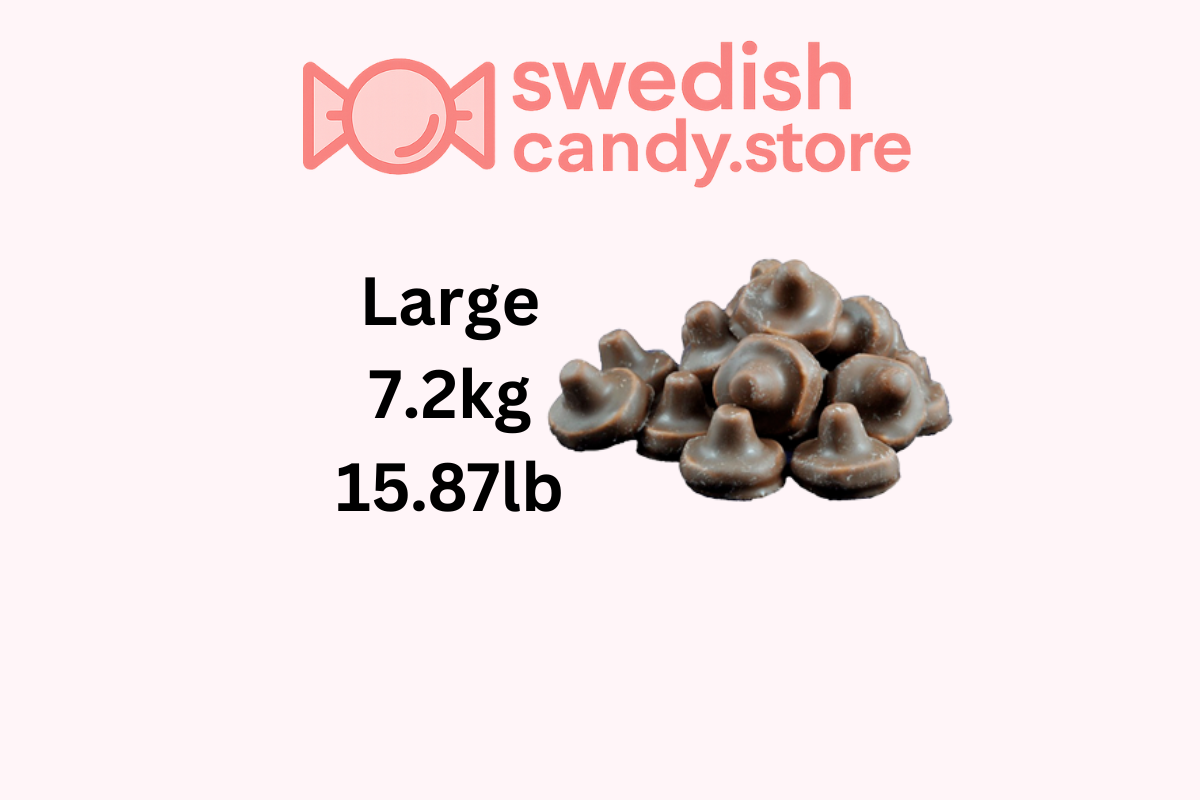 Swedish Candy.Store - Swedish Candy - Wholesale Gummy - Swedish Candy-Chocolate Mushrooms 1.2kg/2.65lb2