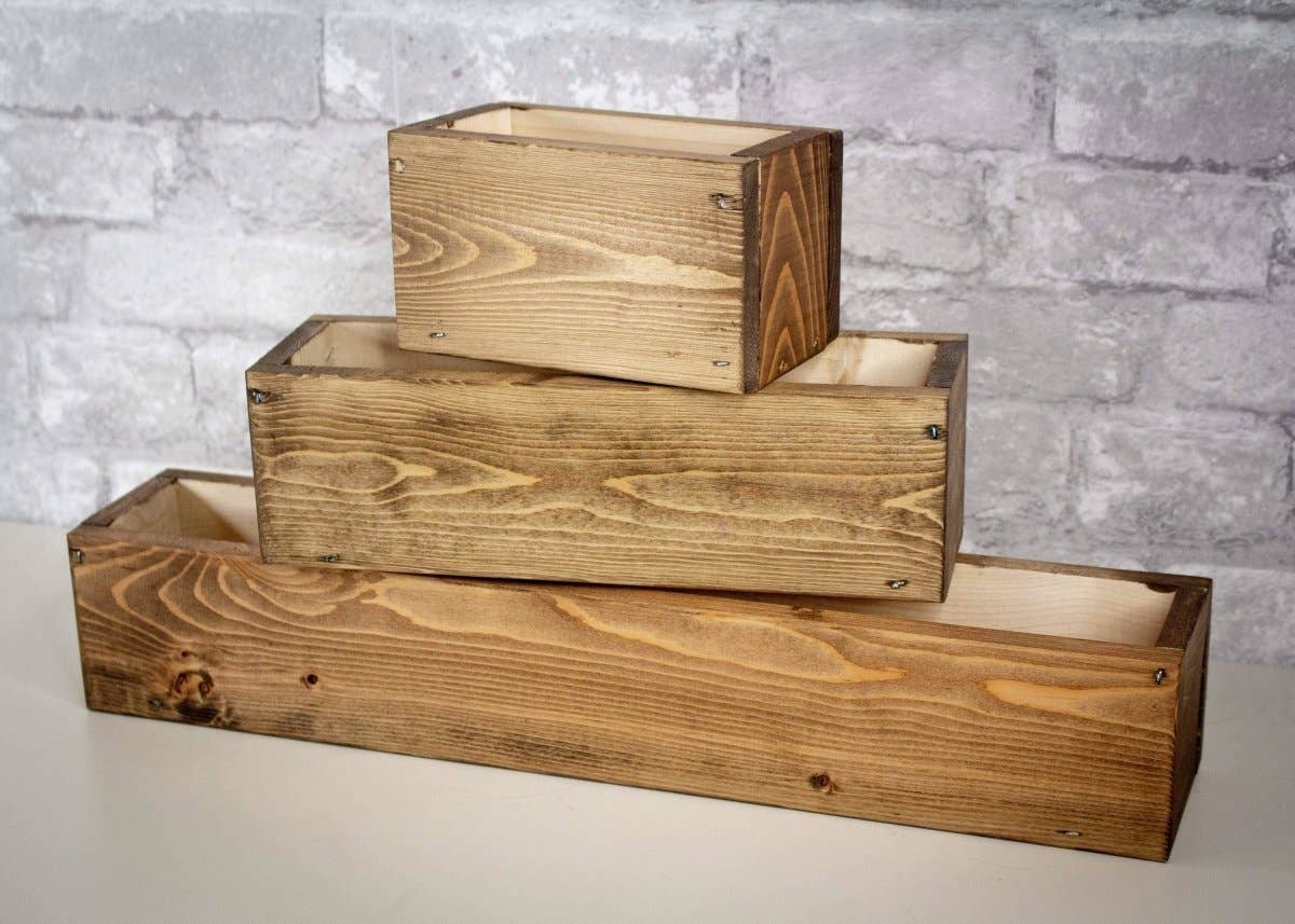 Sola Wood Flowers - Wholesale Decorative Box - Rectangle Centerpiece Box16