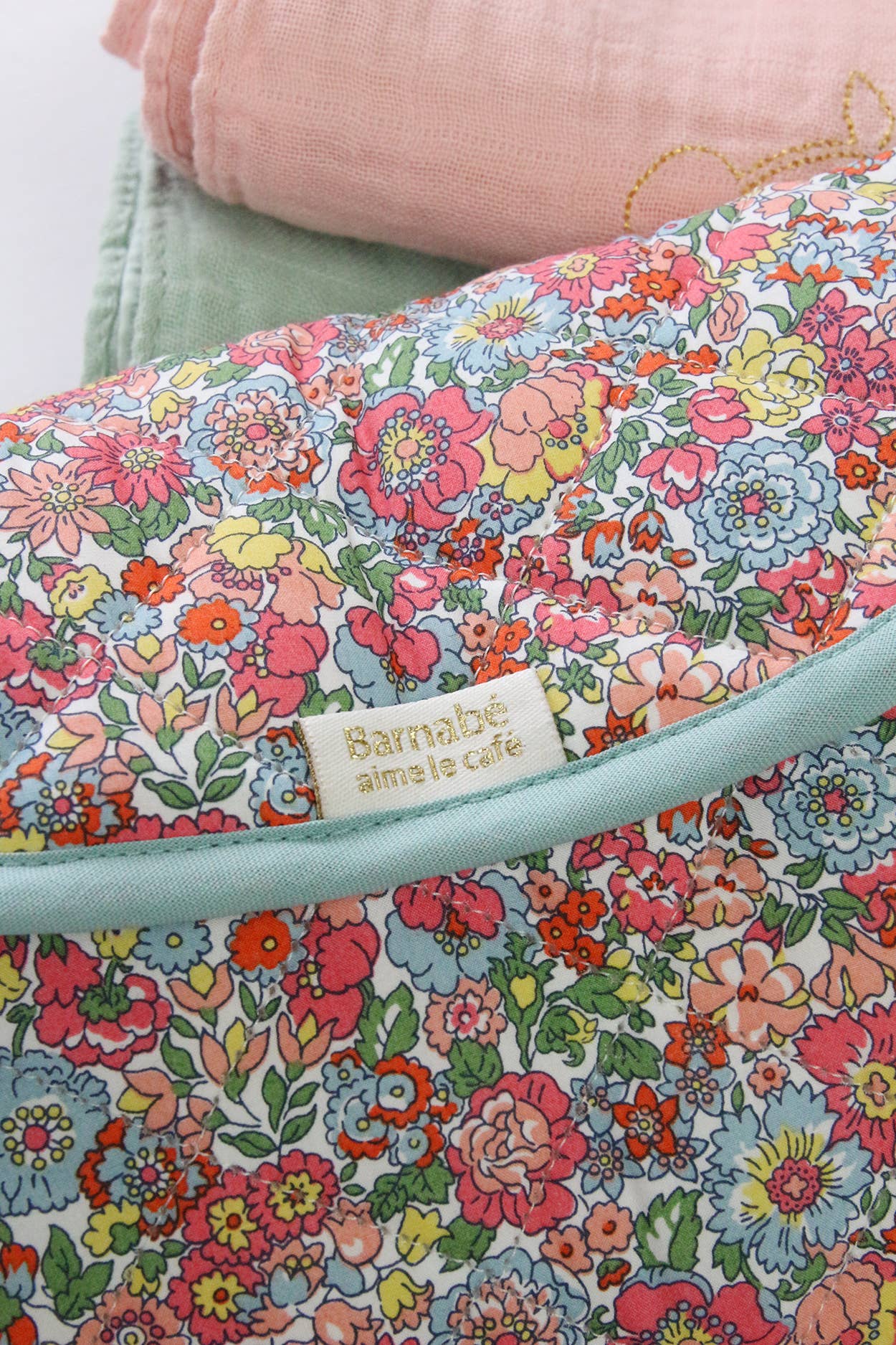 BARNABÉ AIME LE CAFÉ - Wholesale Changing Mat/Pad - Baby - Liberty® fabric and PVC baby changing mat10